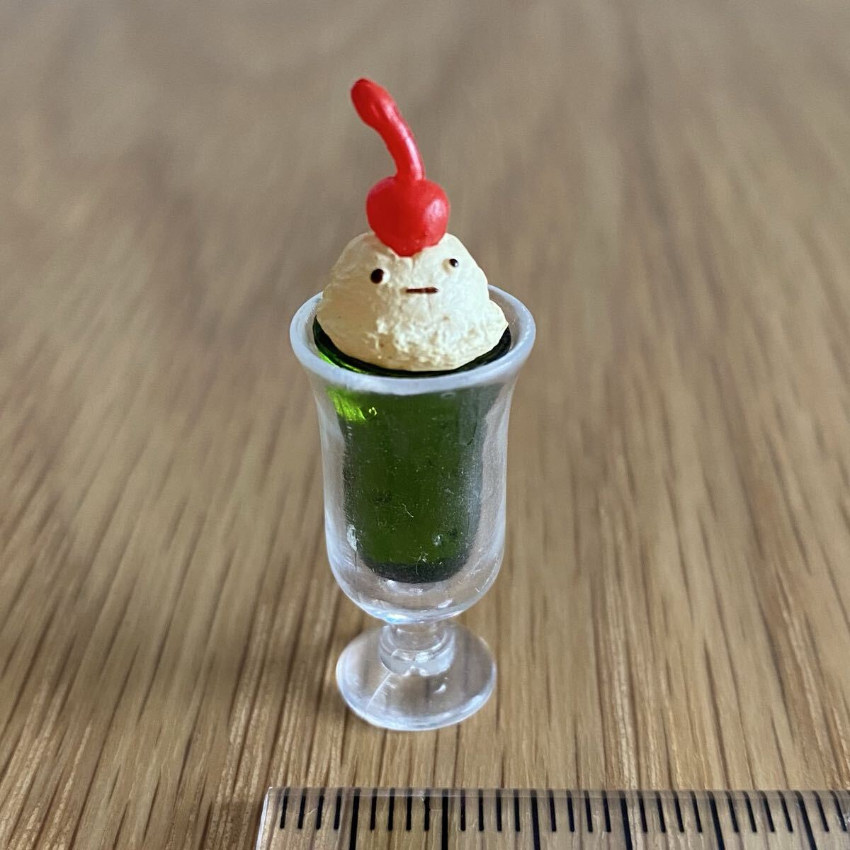 リーメント(単品)*メロンソーダ*ぷちサンプル バラ売り ミニチュア Re-Ment クリームソーダ ドリンク 喫茶すみっコ 飲み物 喫茶店拍卖