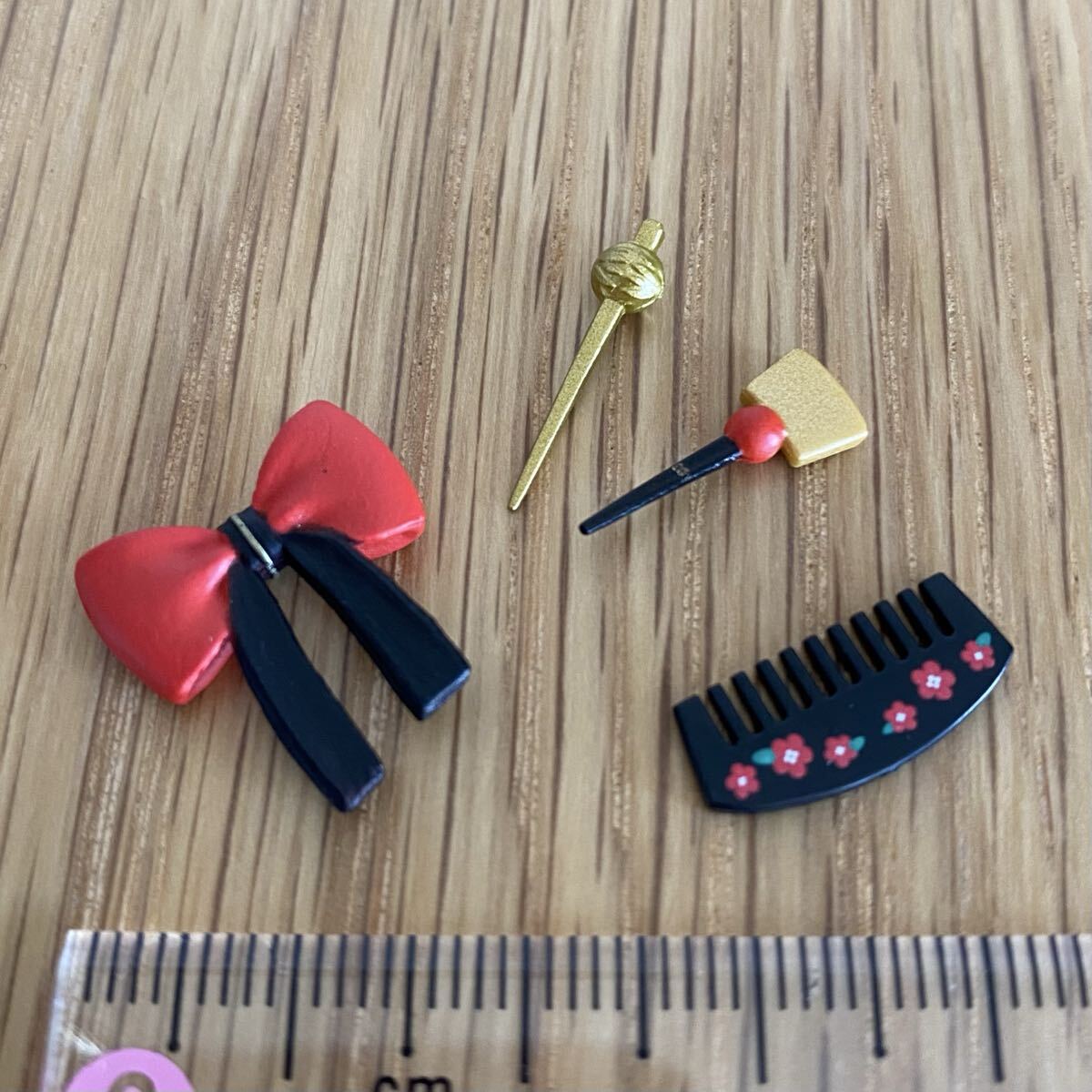 リーメント(単品)*髪飾りセット*ぷちサンプル バラ売り ミニチュア Re-Ment 櫛 リボン コーム ハイカラ乙女 和小物 レトロ かんざし拍卖