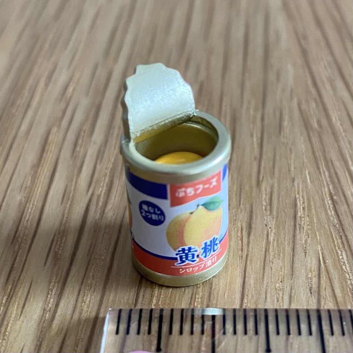 リーメント(単品)*桃の缶詰*ぷちサンプル バラ売り ミニチュア Re-Ment フルーツ拍卖