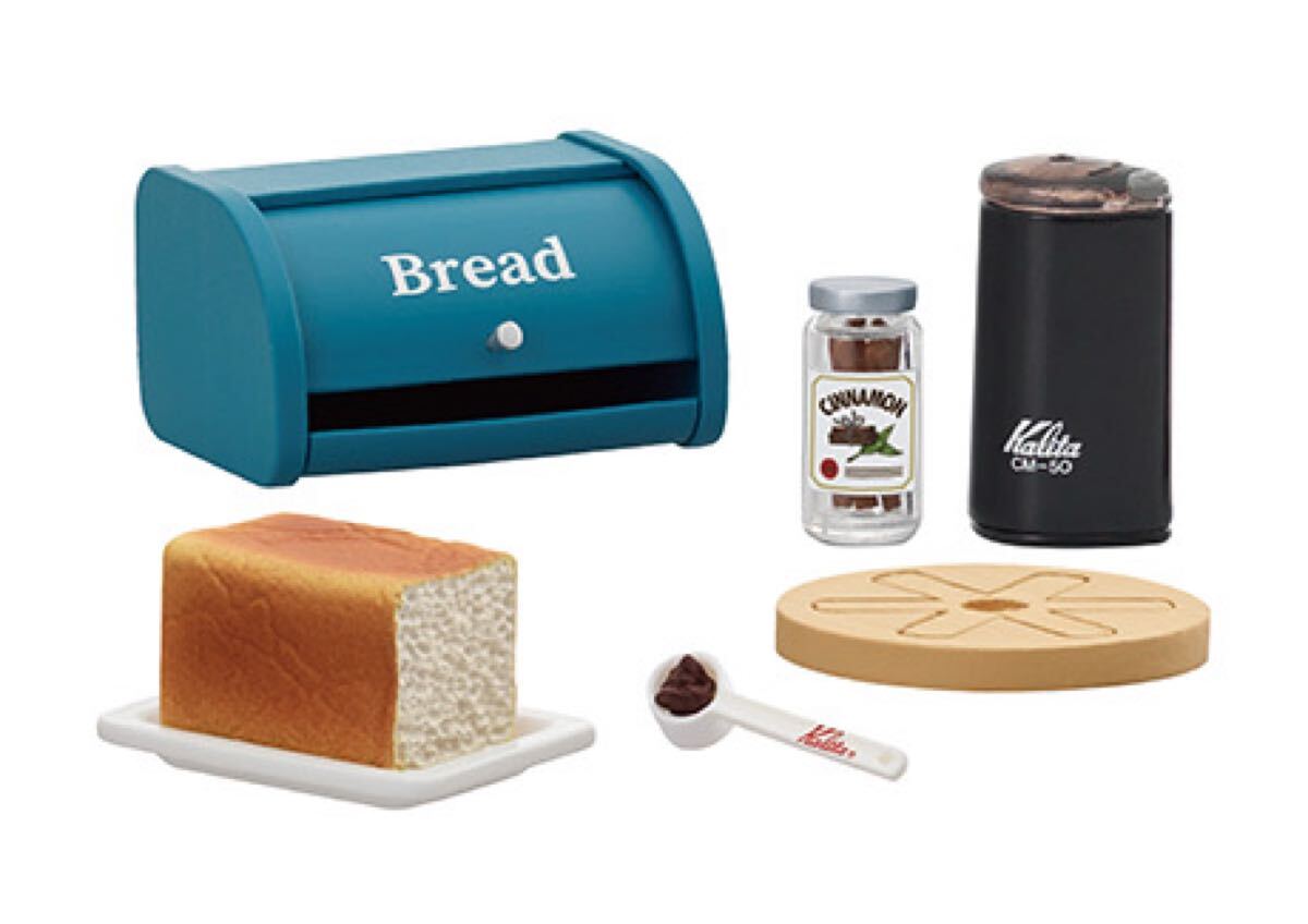 リーメント ぷちサンプル おいしい珈琲生活 電動ミルで手軽に挽きたてを RE-MENT 食パン ブレッドケース シナモン拍卖