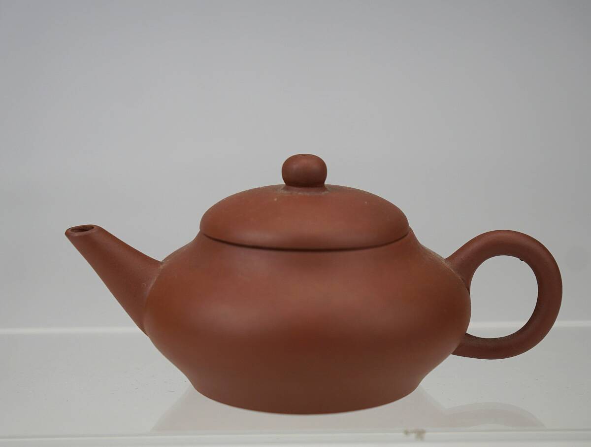 鳳】中国宜興 水平  朱泥 急須 美品 検:紫砂 煎茶 茶道具 荊渓恵孟臣 銀瓶 常滑焼 九谷 薩摩 鉄瓶 茶壺拍卖