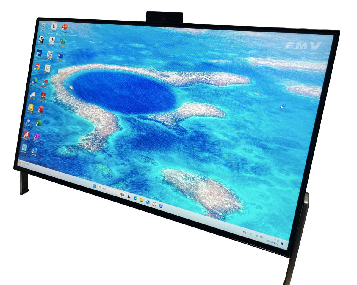 美品 高年式2019年 第9世代最強Core i7-9750H メモリ32GB◆新SSD1TB+HDD2TB 23.8型狭額縁一体型PC Win11/Office2021Pro/WEBカメラ/FH70/D3拍卖