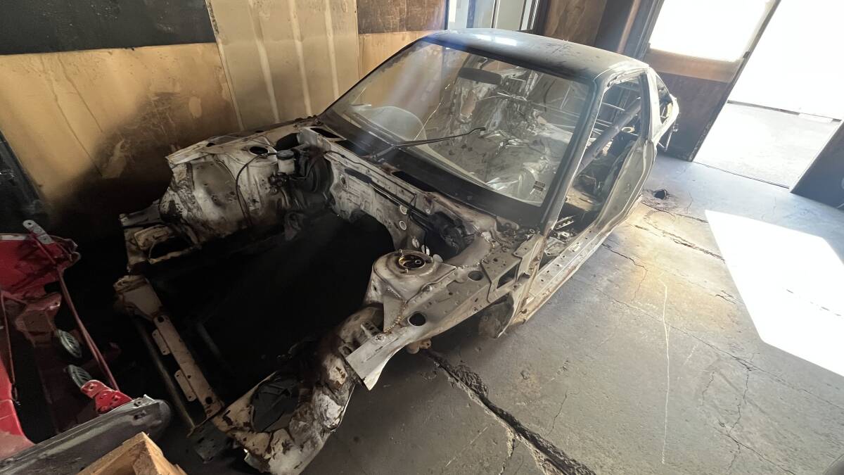 書類あり 180SX 平成6年 E-RPS13 SR20DET 部品取り ドンガラ 箱のみ 日産 旧走行距離119,700Km 一時抹消登録拍卖