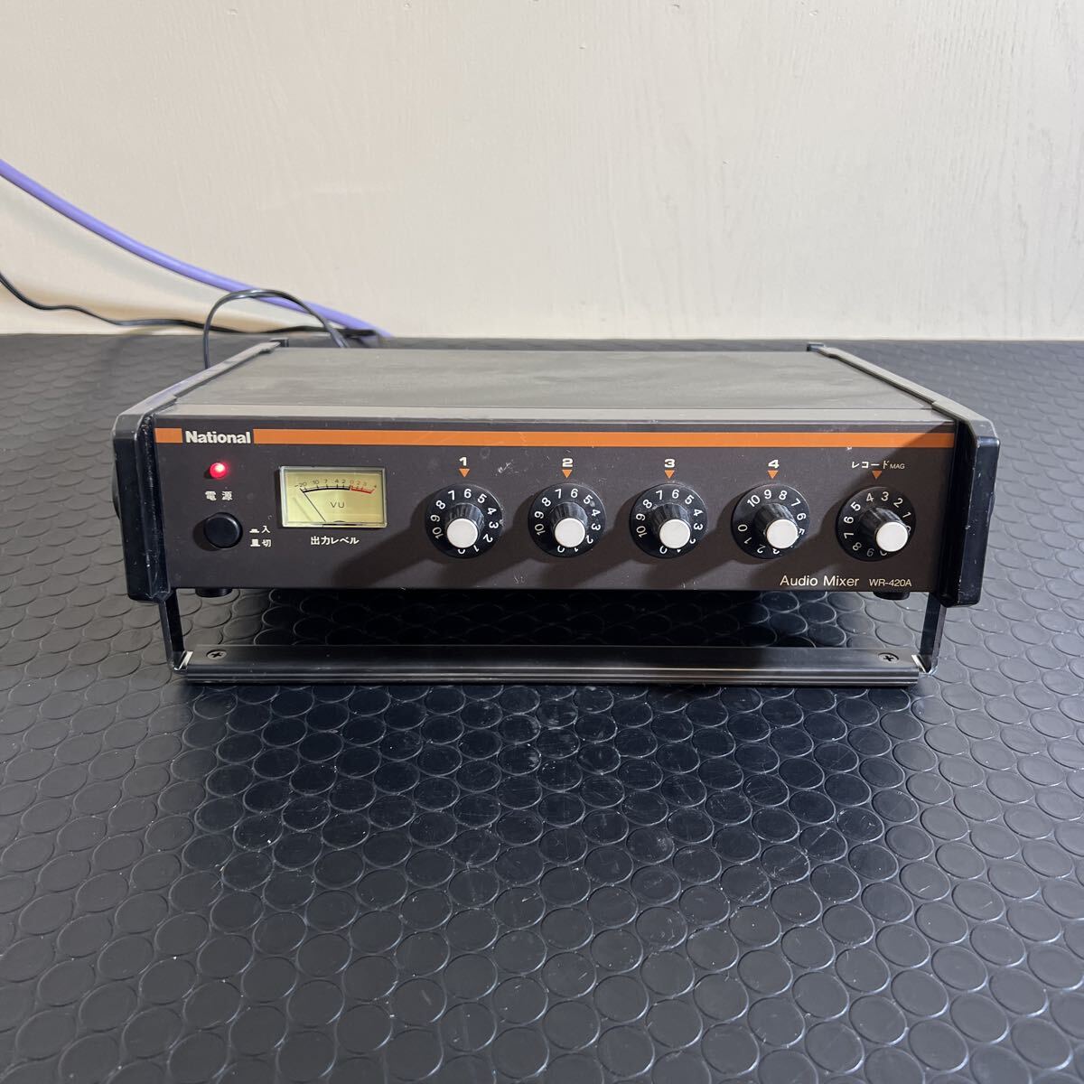 National(ナショナル) オーディオミキサー WR-420A 通電確認済み拍卖