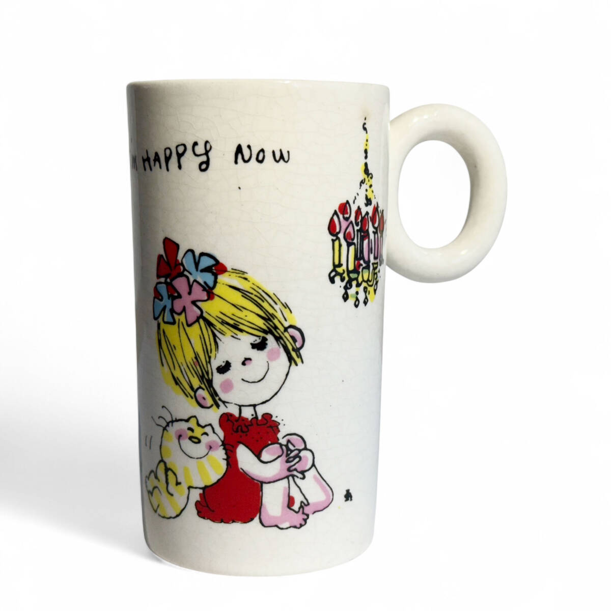 M7-1468 当時物 水森亜土 マグカップ ペン立てにも 昭和レトロ拍卖