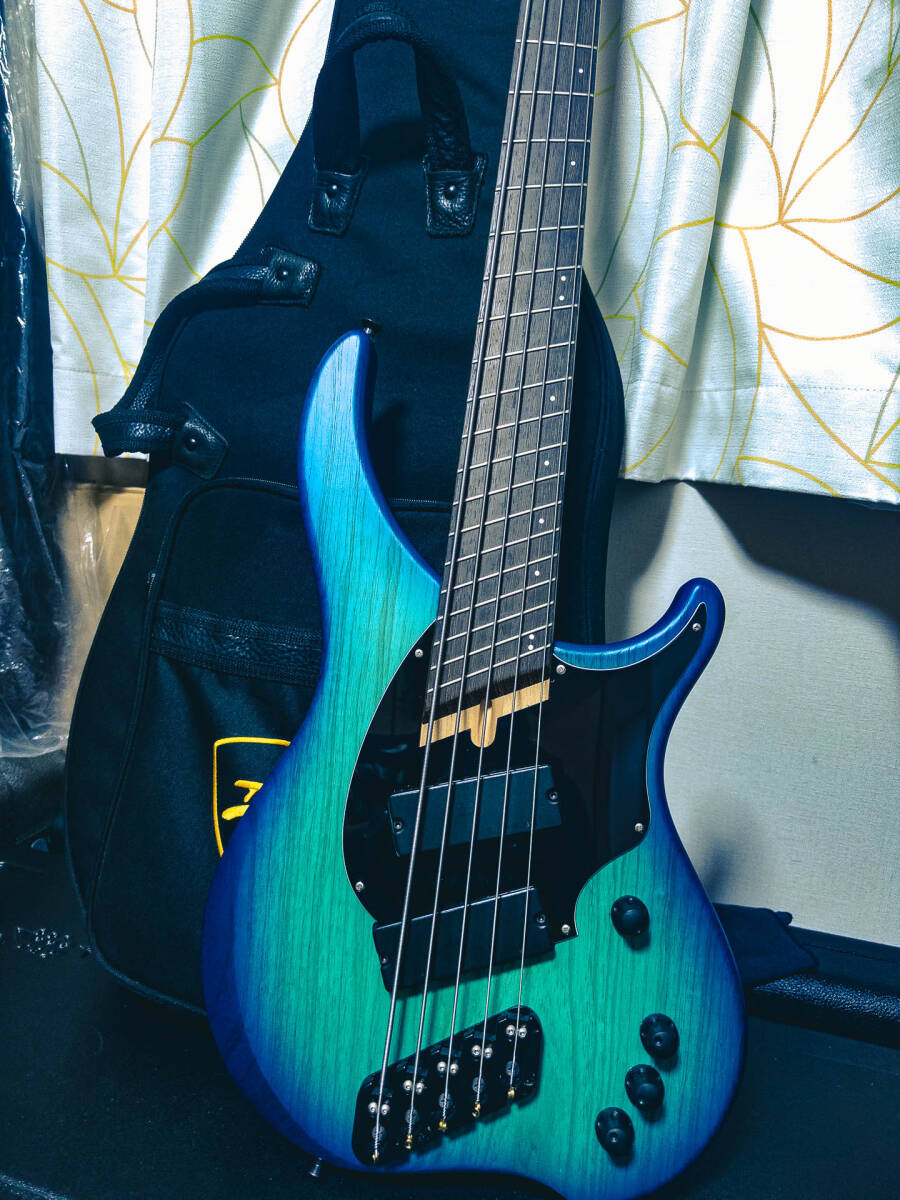 Dingwall ABZ CUSTOM blue made in Canada 本家カナダ製 5弦ベース マルチスケール拍卖