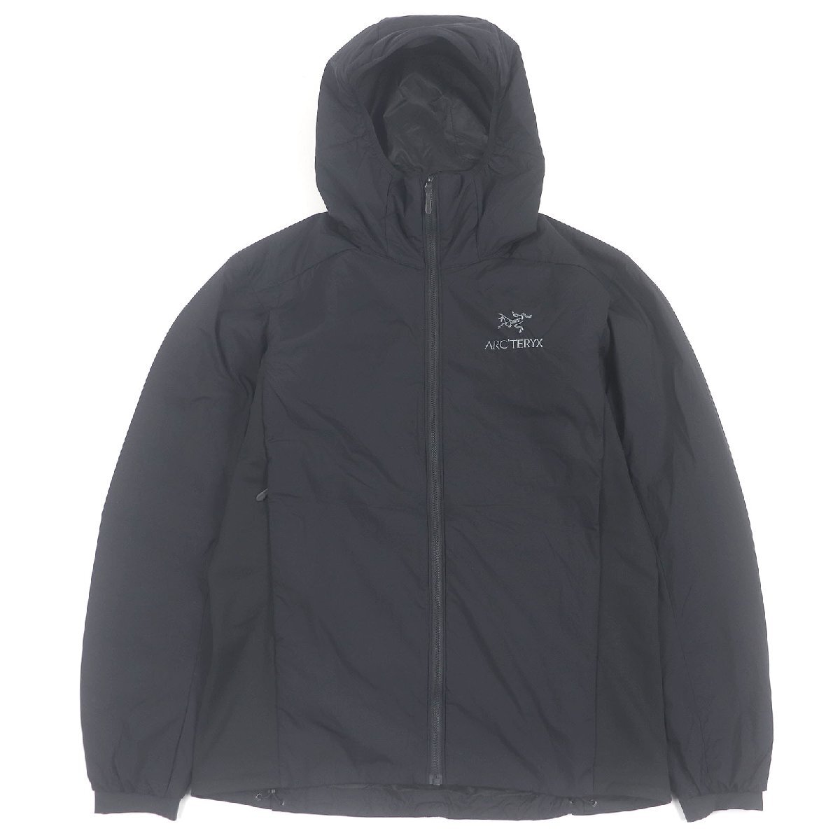 極美品□ARC'TERYX アークテリクス X000007487 Atom Hoody 中綿入り フーデッド マウンテンパーカー ブルゾン S ブラック 正規品 メンズ拍卖
