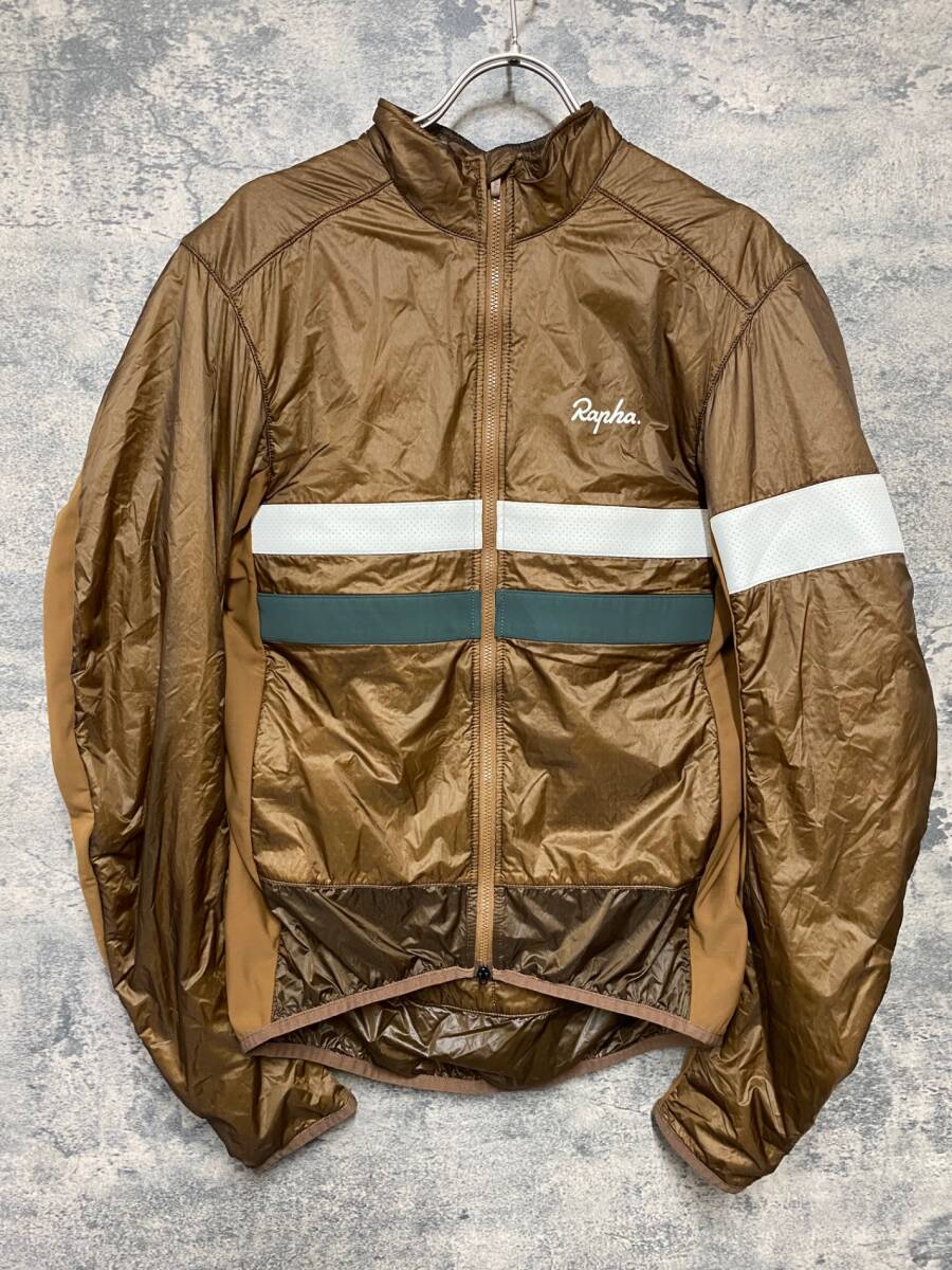 JM633 ラファ Rapha BREVET INSULATED JACKET 長袖 サイクルジャケット ブラウン M拍卖