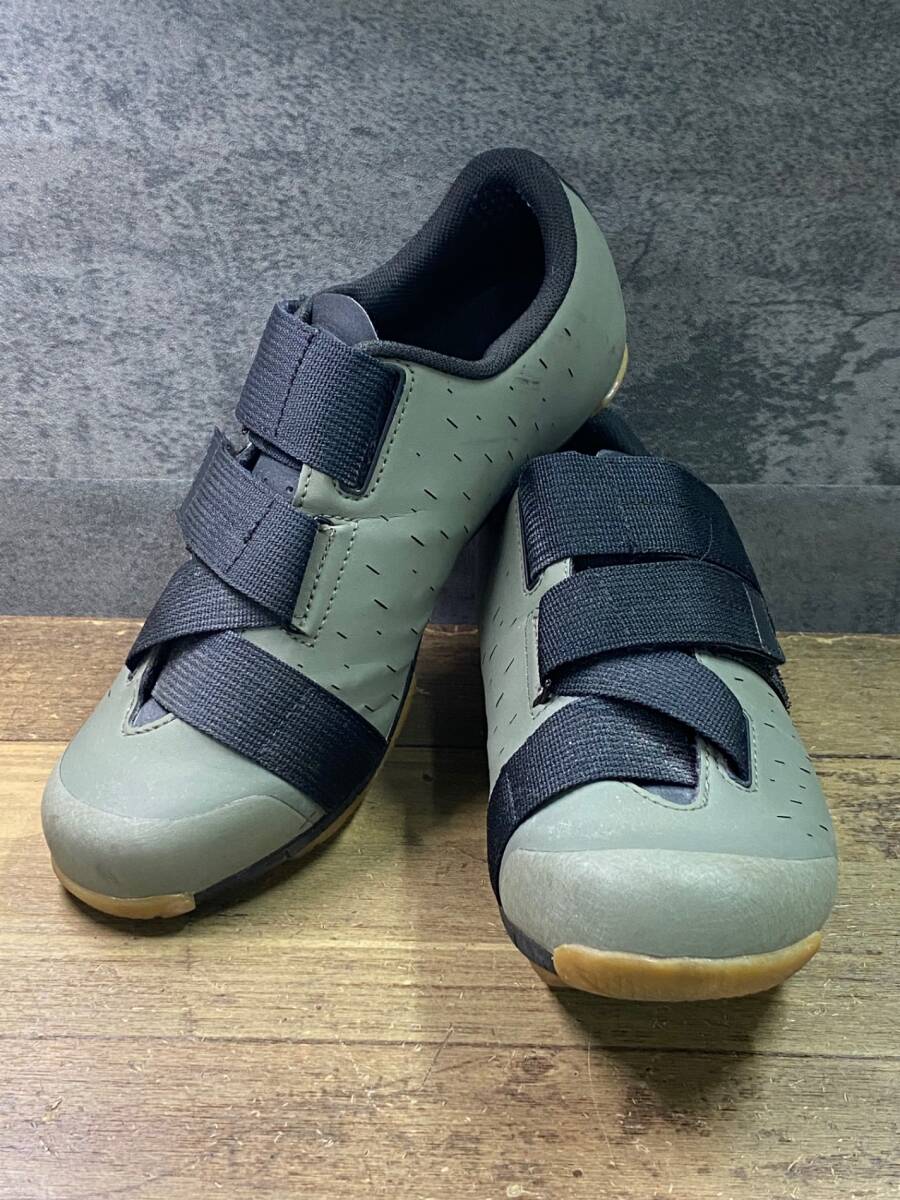 JN081 フィジーク FIZIK TERRA POWERSTRAP X4 ビンディングシューズ 緑 EU40拍卖