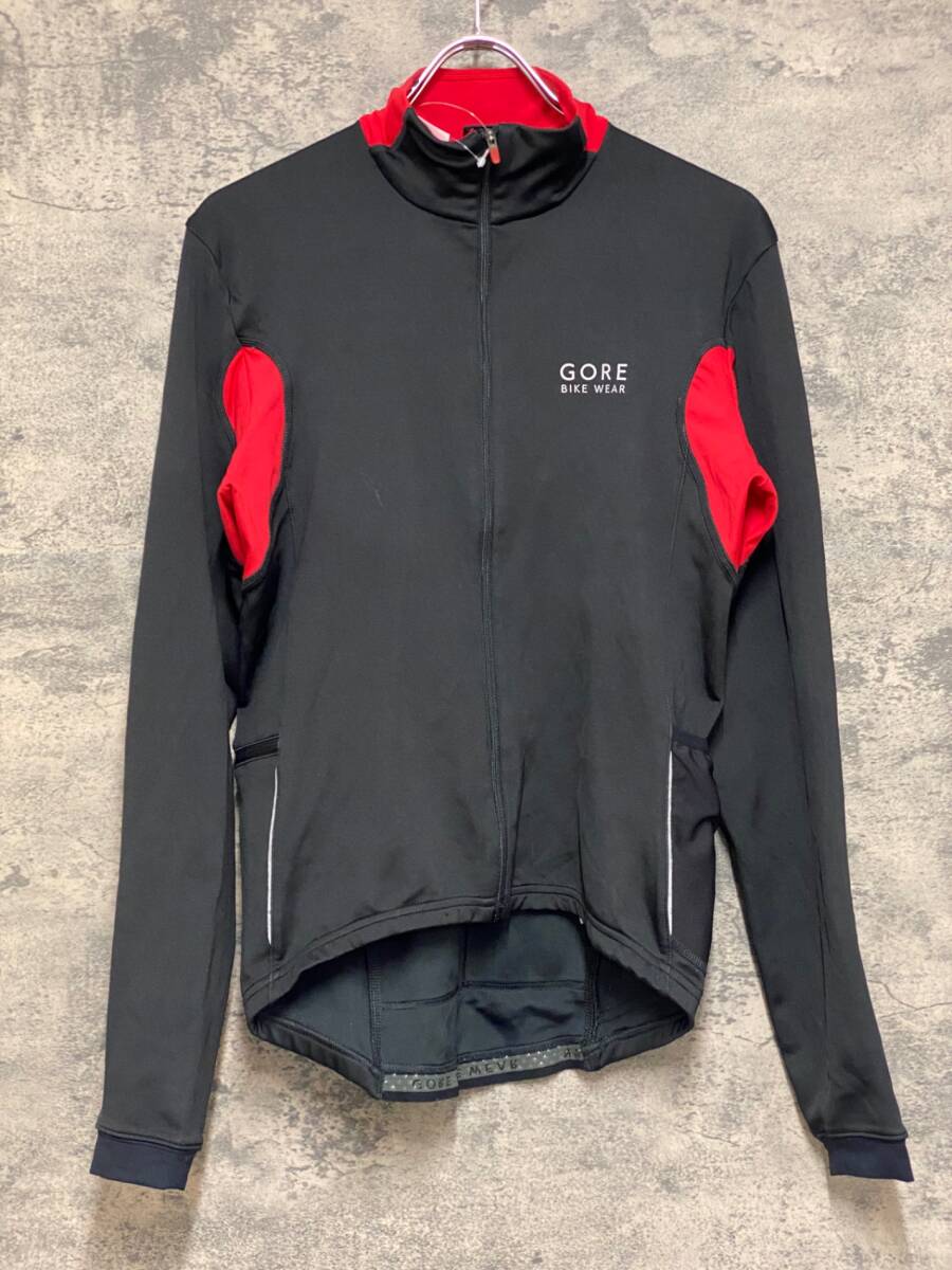 JM825 ゴア GORE 長袖 サイクルジャケット 黒 M WINDSTOPPER拍卖