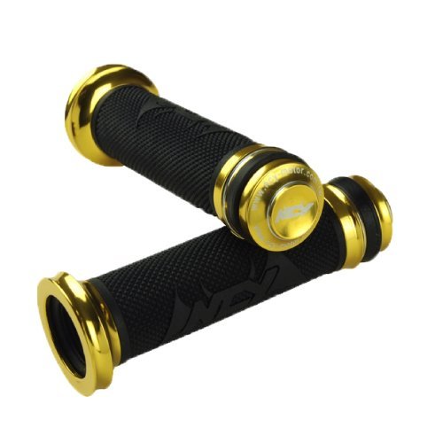 NCY アルミグリップDタイプ ゴールド シグナス アドレス PCX等に 拍卖