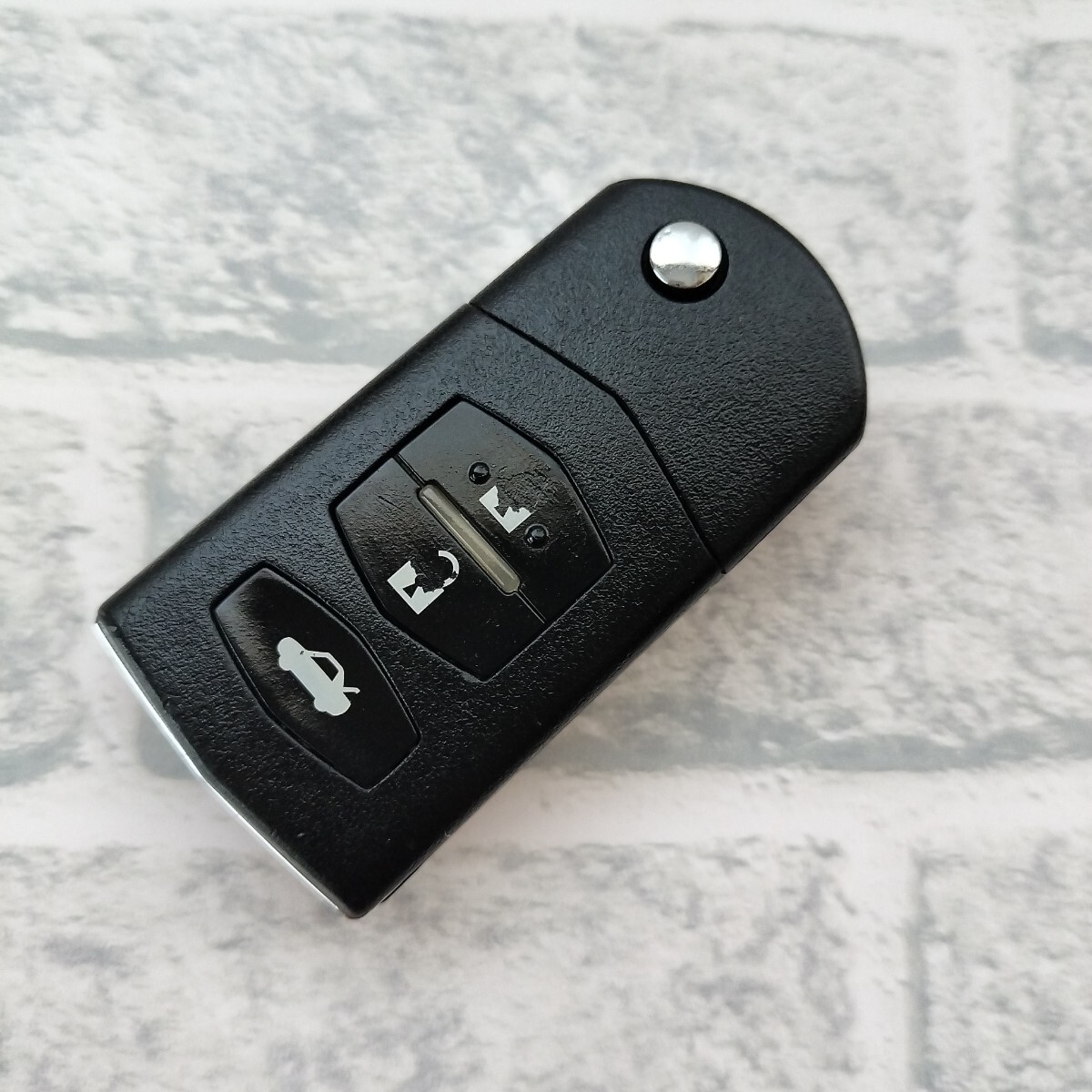 ☆送料無料/マツダ/3ボタン/ジャックナイフ型/RX8、ロードスター 他/キーレス/スマートキー/カードキー☆A2510-3-186拍卖