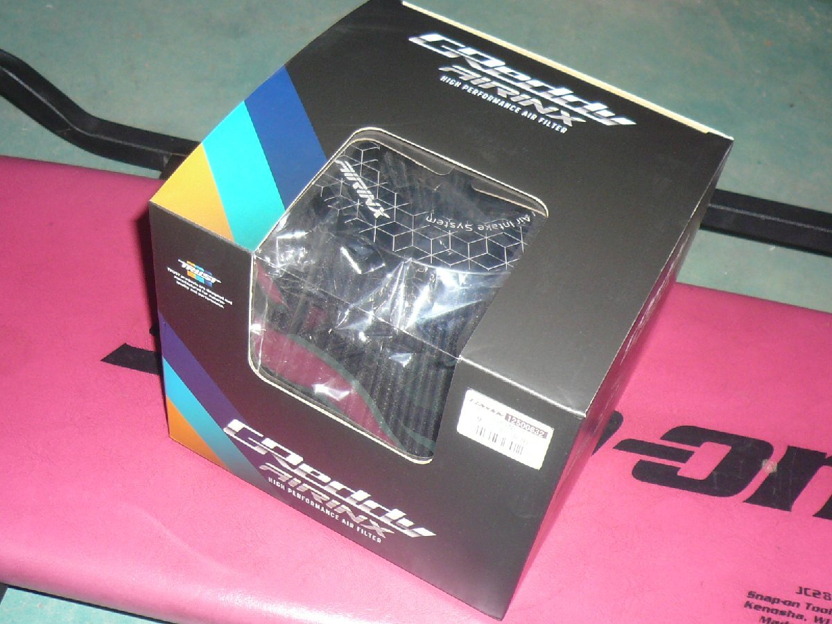 TRUST AIRINX M エアインクス エアクリーナー 80φ 新品特価♪ 80Φ 80mm Mサイズ Mタイプ ホース口タイプ エンブレム+バンド付拍卖