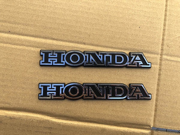 ホンダ 純正 エンブレム HONDA マーク 使用済み 当時物 2個 セット拍卖