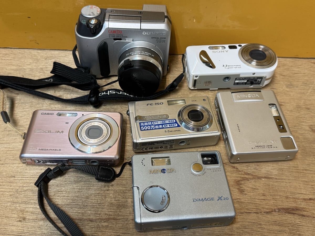 SONY CASIO OLYMPUS 他など  デジタルカメラ まとめ 6点セット 現状品 ジャンク拍卖
