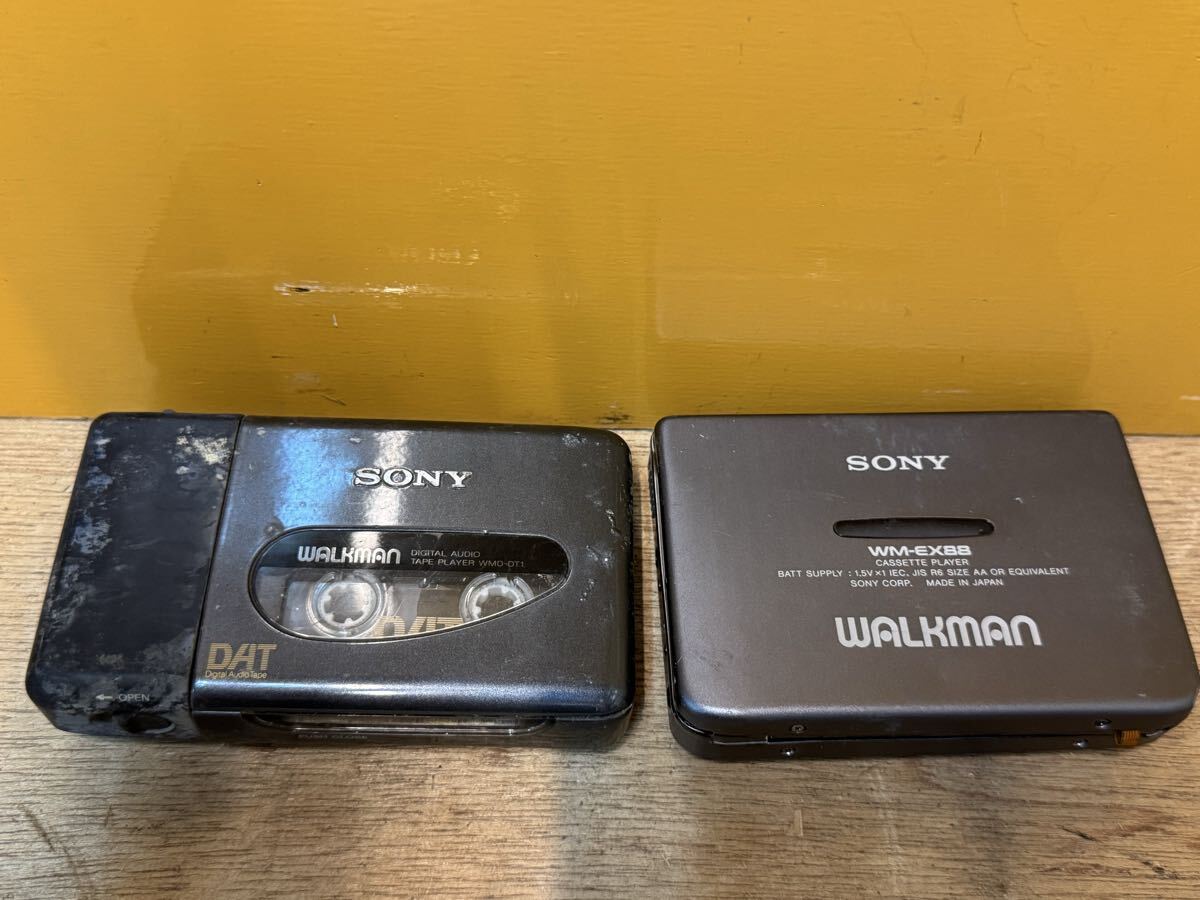 SONY  DAT デジタルオーディオテーププレーヤー WMD-DT1/ wm-EX88 部品取り 2点 ジャンク品拍卖