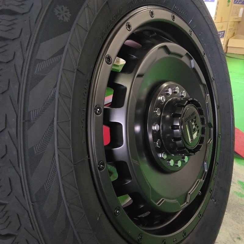 即納 2024年製 車検対応 スタッドレス タイヤホイール 日産 キャラバン SAILUN COMMERCIO ICE 215/65R16 SwaGGer 16インチ 新品 4本セット拍卖