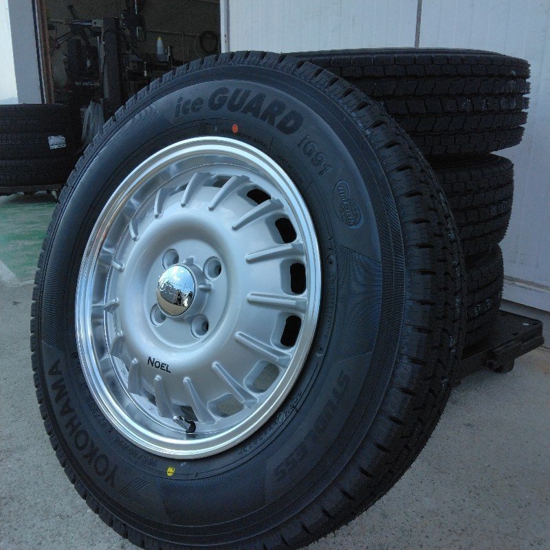 新品 スタッドレス プロボックス サクシード タイヤホイール ヨコハマ アイスガード 165/80R14 14インチ NOEL 4本セット拍卖