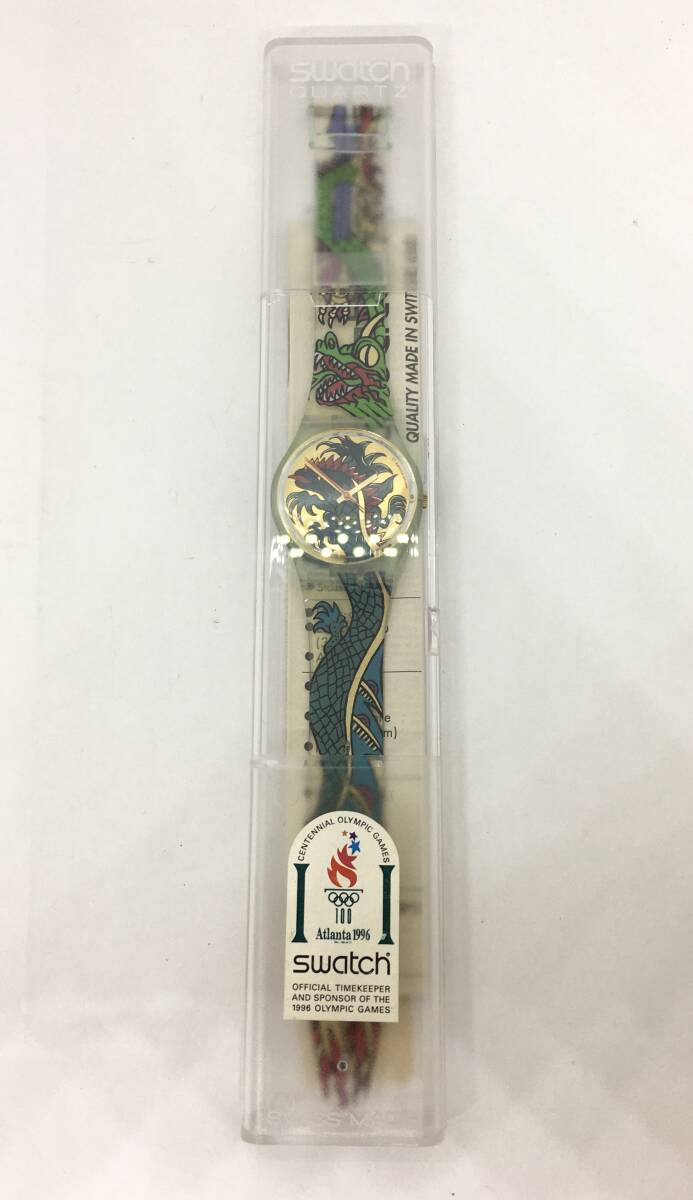 Swatch スウォッチ GREEN DRAGON グリーンドラゴン ヴィンテージ 腕時計 GG135拍卖