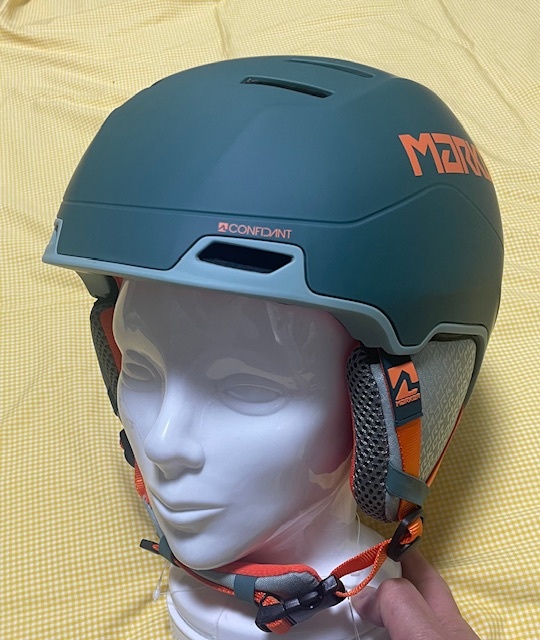 【即決・送料込】新品・未使用MARKER CONFIDANT MIPS GREEN/ORANGE マーカー ダイヤル調節軽量ミップスモデル グリーンLサイズ41%OFF拍卖