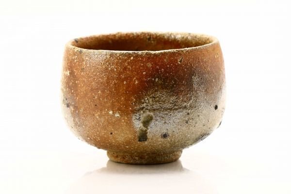 U50076 信楽 自然釉 茶碗 茶器 茶道具 茶道具 /PS拍卖