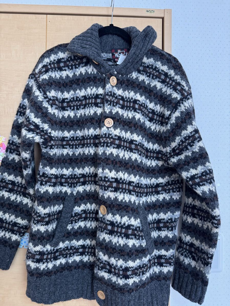 WOOL RICH メンズ ニットカーディガン  古着拍卖