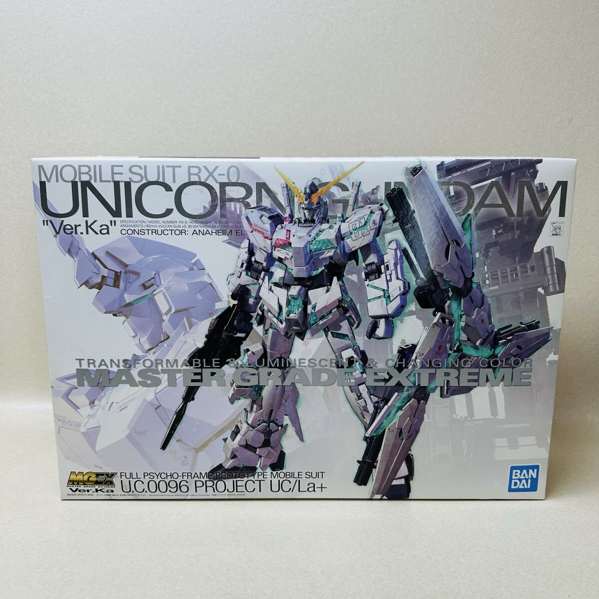 プラモデル 1/100 MGEX RX-0 ユニコーンガンダム Ver.Ka 未組立拍卖