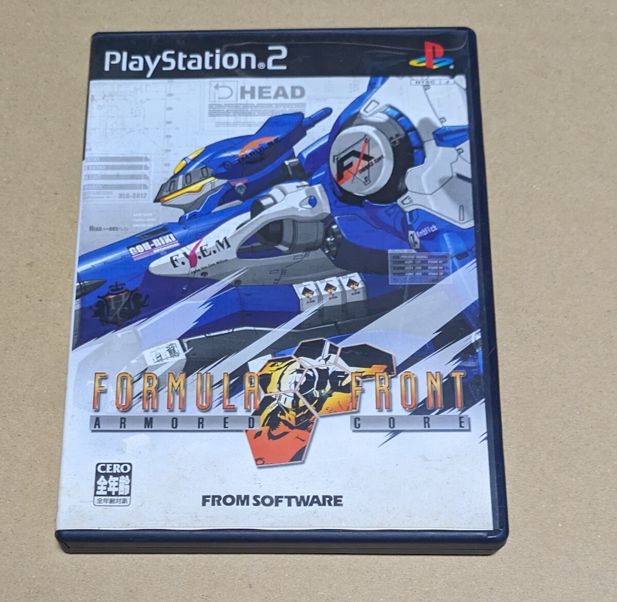 【説明書欠品】【送料無料】【PS2】 アーマード・コア フォーミュラフロント拍卖