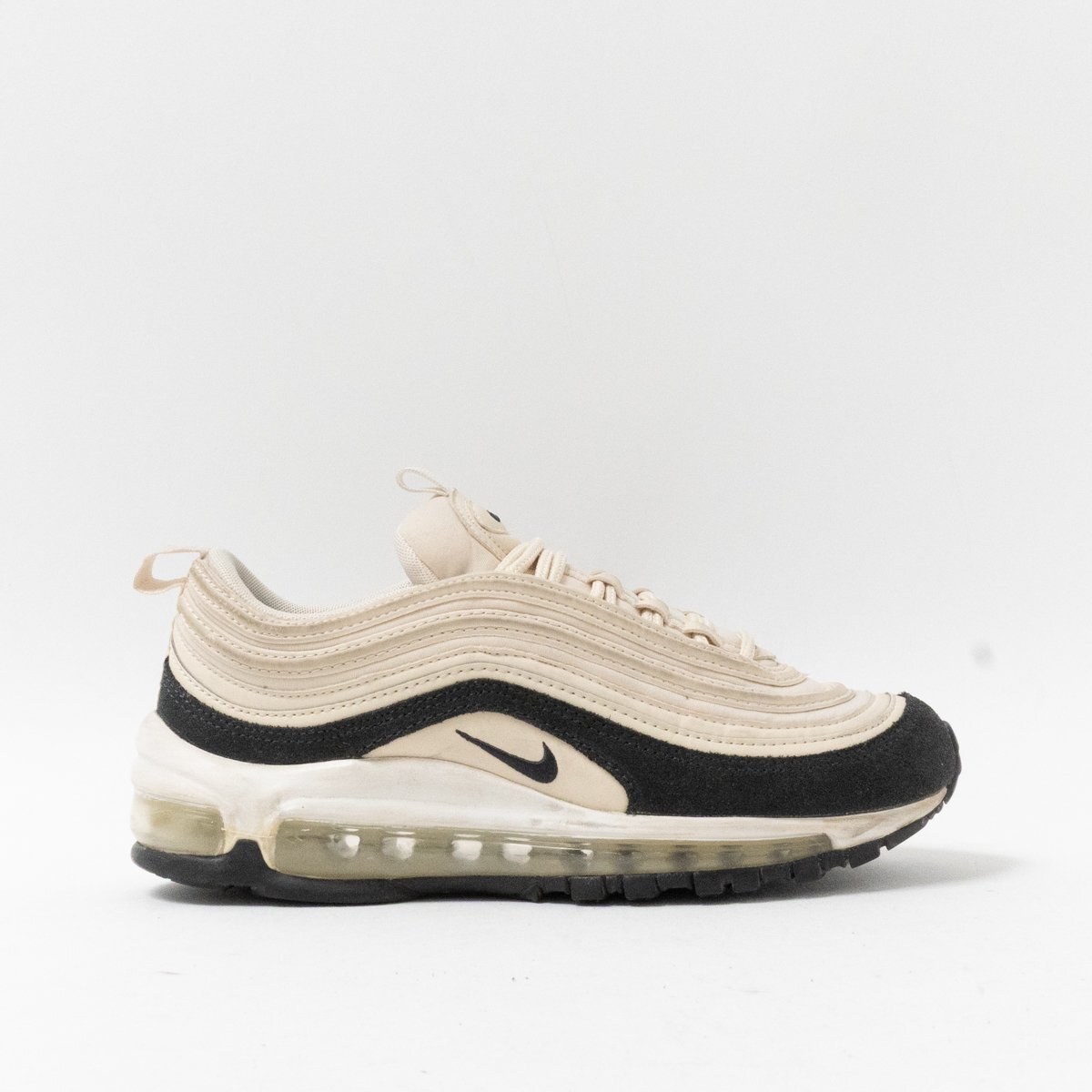 Nike ナイキ 917646-202 US5.5 22.5cm Air Max 97 PRM エアマックス97 PRM ライトクリーム オイルグレー スニーカー ボーイズ レディース拍卖