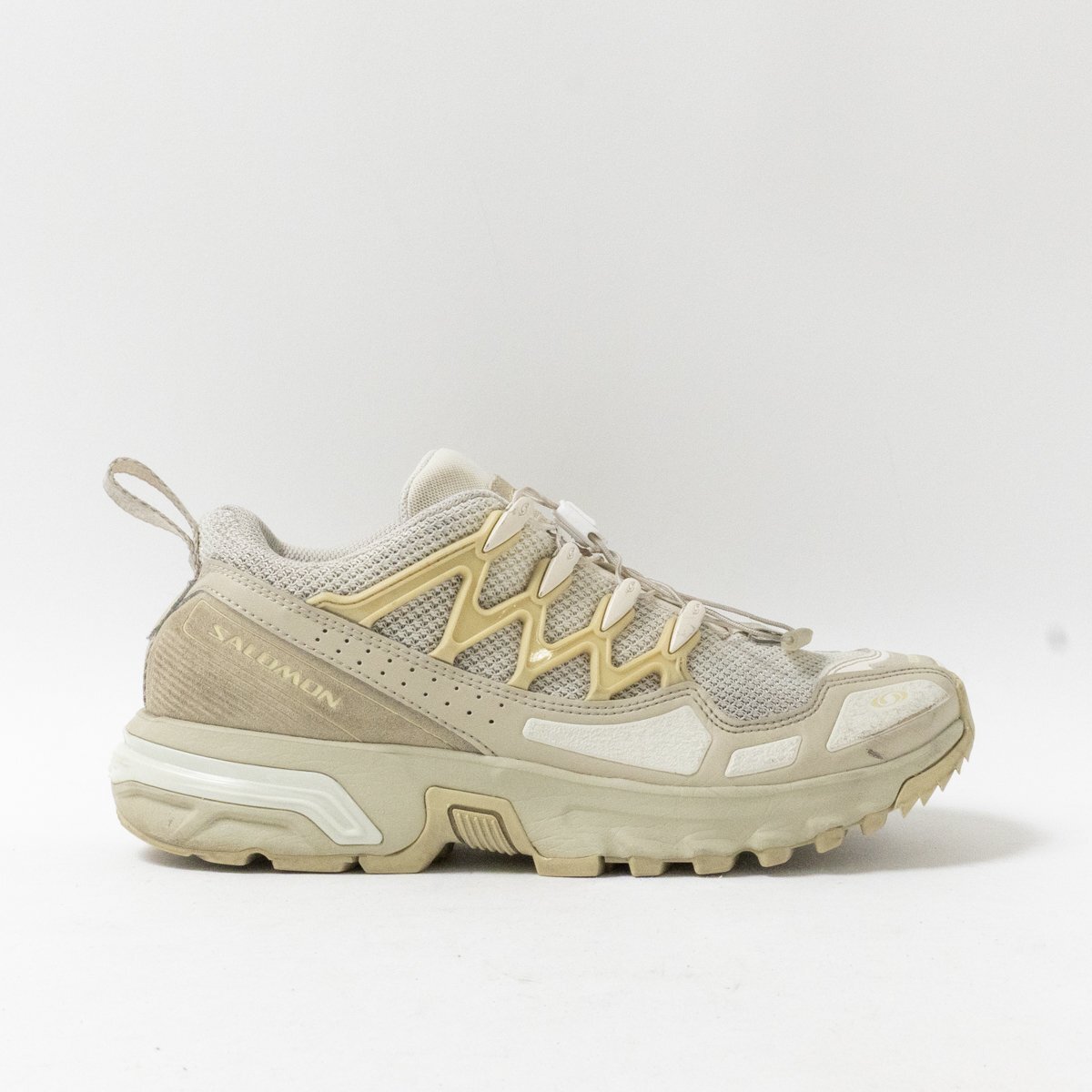 【1円スタート】 Salomon サロモン 246155 US6.5 24.,5cm ACS + SEASONAL シーズナル アイボリー トレイル スニーカー ユニセックス拍卖