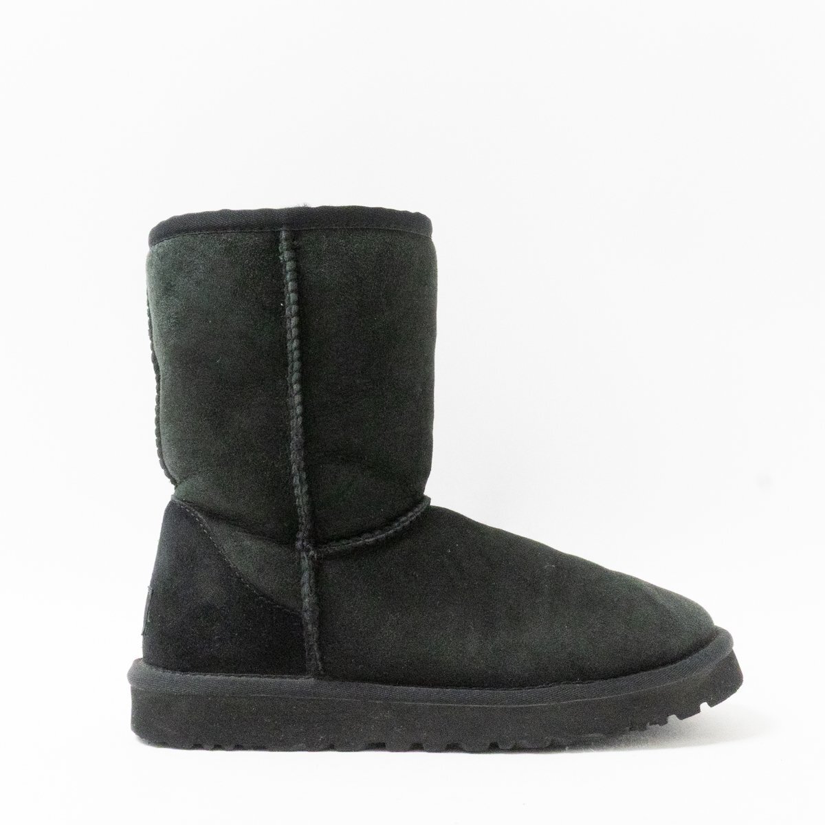 【1円スタート】 UGG Australia アグ オーストラリア F23012G US6 23cm ムートン ブーツ ブラック スエード 秋冬 レディース ガールズ拍卖