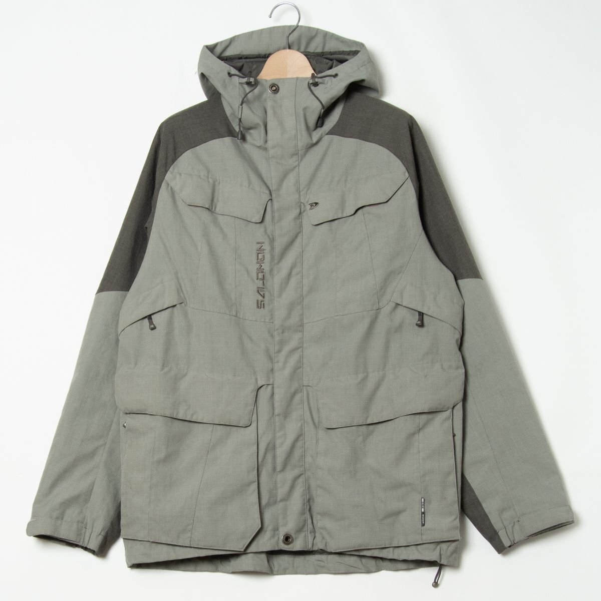 【1円スタート】SALOMON Clima pro ジャケット サロモン マウンテンパーカー メンズ ナイロン裏メッシュ アウトドア トレッキング アウター拍卖