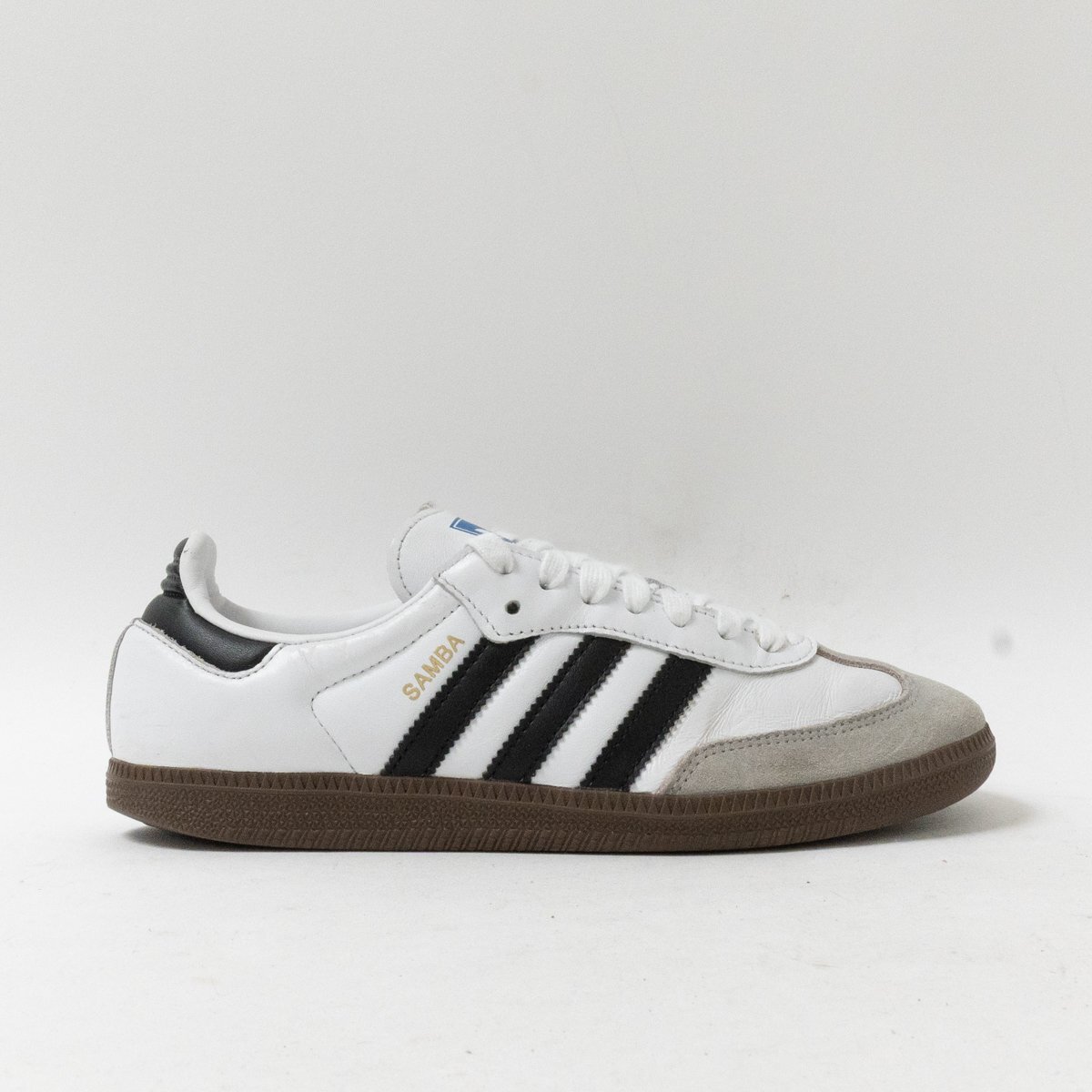 【1円スタート】 adidas Originals アディダス オリジナル B75806 US6.5 24.5cm Samba OG サンバ レザー スエード ホワイト ブラック拍卖