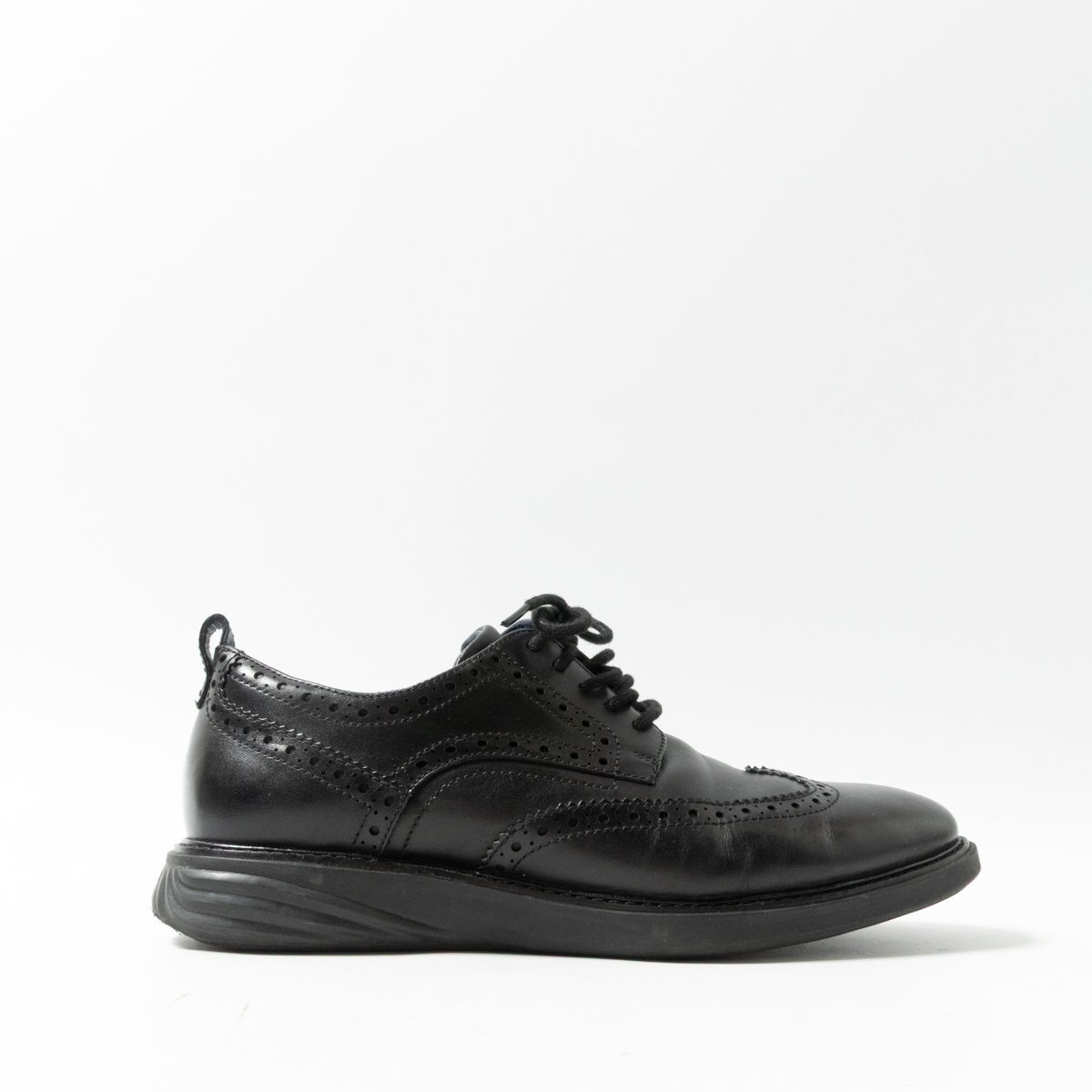 【1円スタート】COLE HAAN コールハーン グランドエボリューション ショートウィング オックスフォード シューズ 8 25.5cm相当 黒 メンズ拍卖