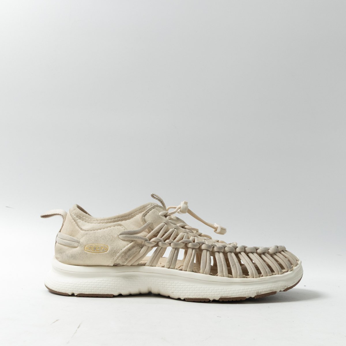 【1円スタート】KEEN キーン UNEEK O3 W ユニーク オースリー 1028671 US8.5 25.5cm ユニセックス ホワイト アウトドアシューズ 水陸両用拍卖