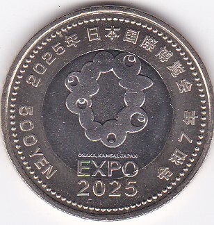 ●●●日本国際博覧会記念バイカラー・クラッド貨幣500円大阪万博令和7年★拍卖