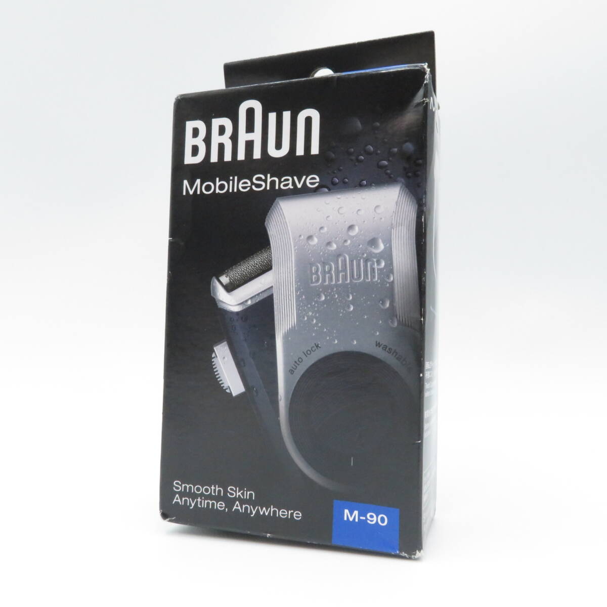 ケア用品◆BRAUN ブラウン モバイルシェーバー M-90 乾電池式 箱ダメージあり 保証なし 未開封品 ●AS5257■拍卖