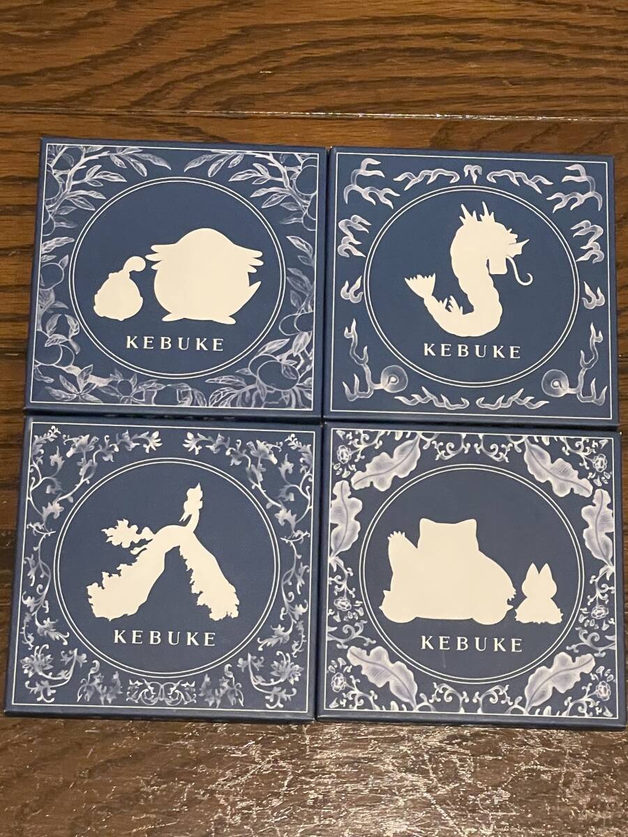 ポケモン/コースター(陶器製)KEBUKE(可不可熟成紅茶)コラボ拍卖