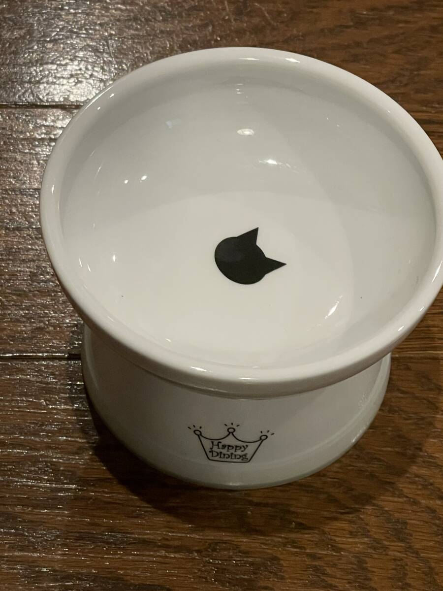 猫ちゃんグッズ/ご飯皿/陶器製/背低(1)拍卖