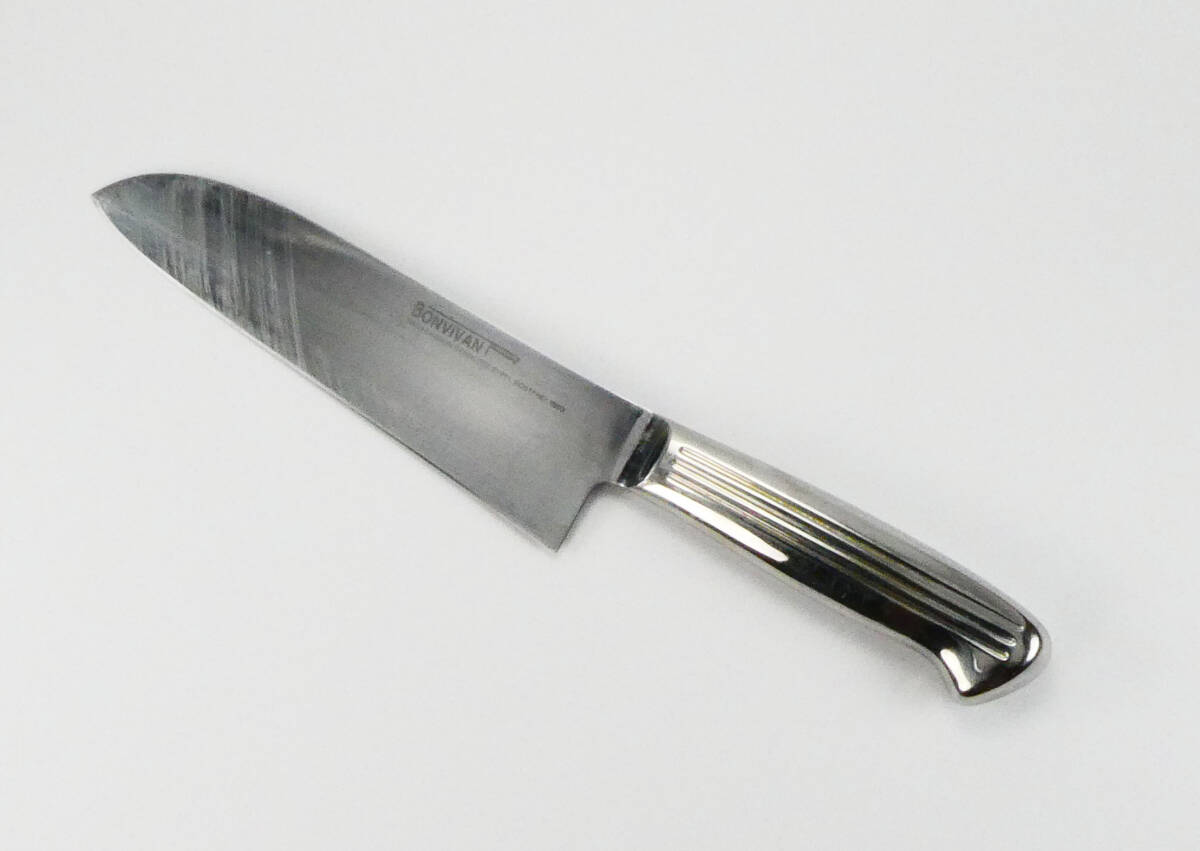 貝印 ハイカーボンステンレス 三徳包丁 BONVIVANT BV-87拍卖