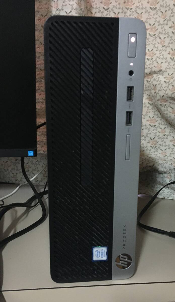 HP ProDesk 400 G5 / Win11 / Core i3 8100@3.6G /メモリ8GB / 500GHDD / DispayPort変換コネクター付き拍卖
