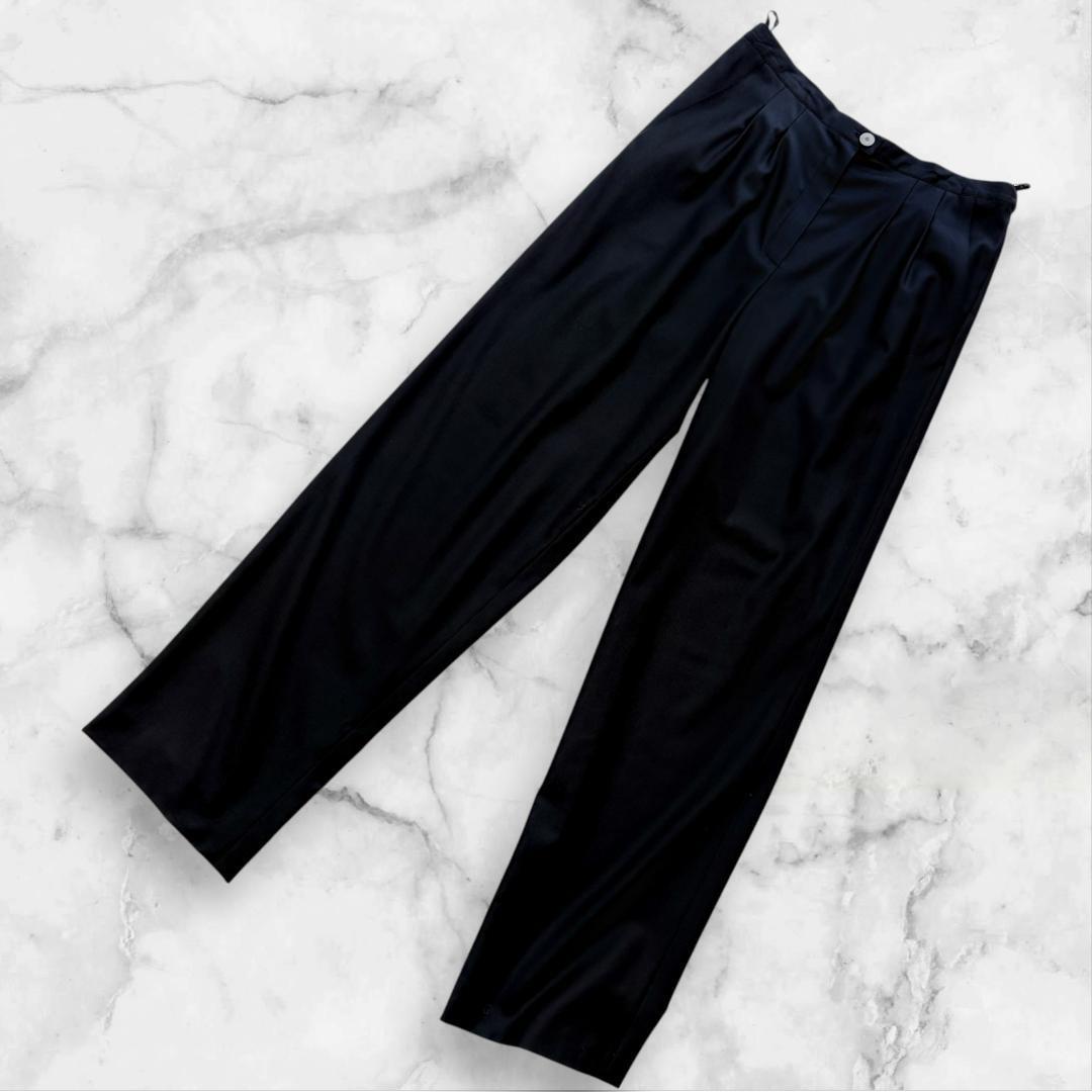 美品 CHANEL 99C ドローストリングパンツ スラックス 38 ココマーク拍卖