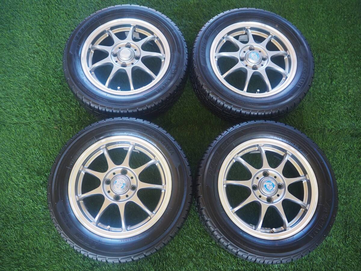 【2024年製】☆PREMIX COOL ECO(クールエコ) 14インチ 4.5J+43 PCD100 4H 175/60R14 79H YOKOHAMA A539 サマータイヤ 茨城発☆拍卖