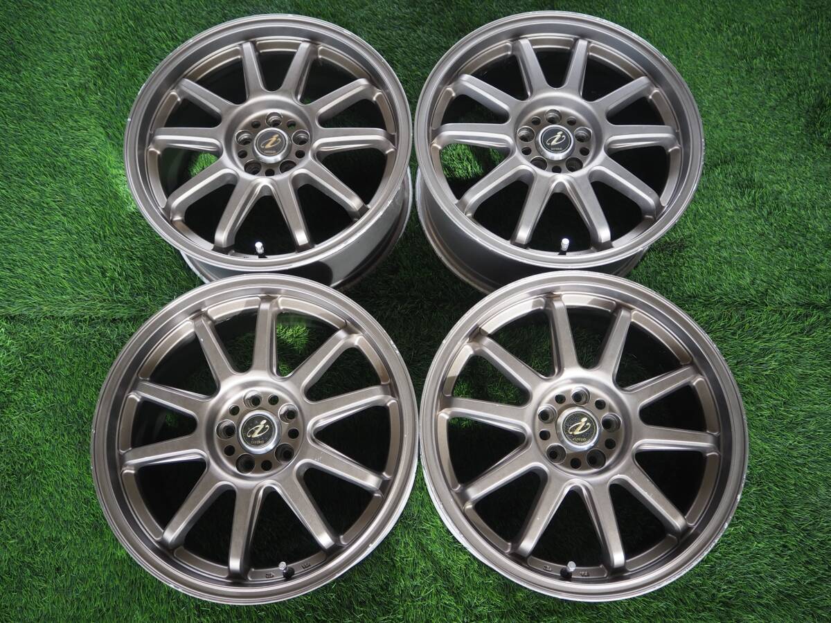 ☆5次元 5ZIGEN INPERIO SPORTS RS-1 17×8J PCD100/5H +45 プリウス カローラスポーツ 86 BRZ ウィシュ等 4本セット 茨城発☆拍卖