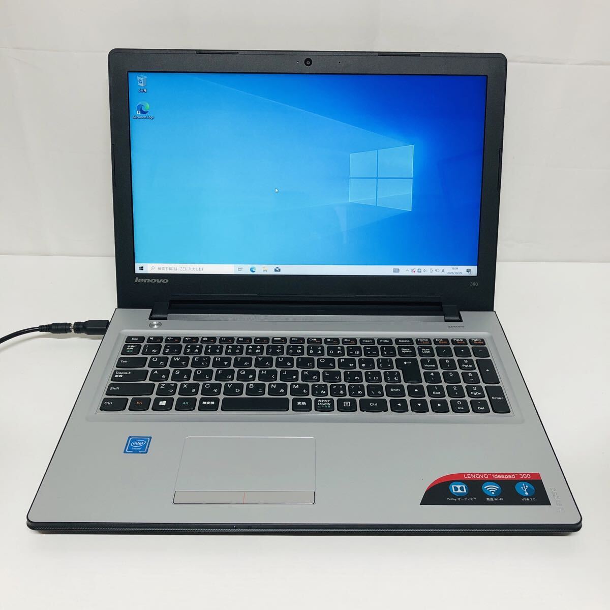 中古動作品 難あり ジャンク 本体のみ ACなし lenovo ideapad 300-15IBR 80M3 Celeron N3060 1.60GHz MEM4GB HDD500GB Win10拍卖