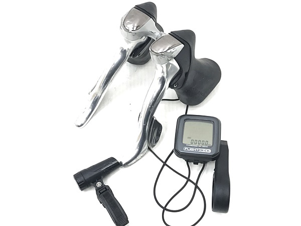 ★★シマノ SHIMANO デュラエース DURA-ACE ST-7700-C 2×9s STIレバー フライトデッキ FLIGHT DECK 付属拍卖