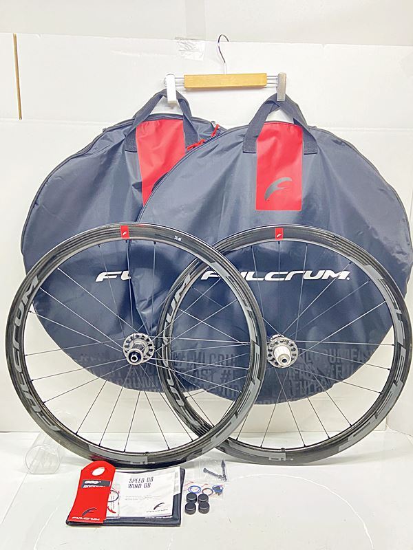 美品 フルクラム FULCRUM スピード SPRRD 40 DB 2WAY-FIT ホイールセット シマノフリー 11速 DISC チューブレスレディ カーボン拍卖