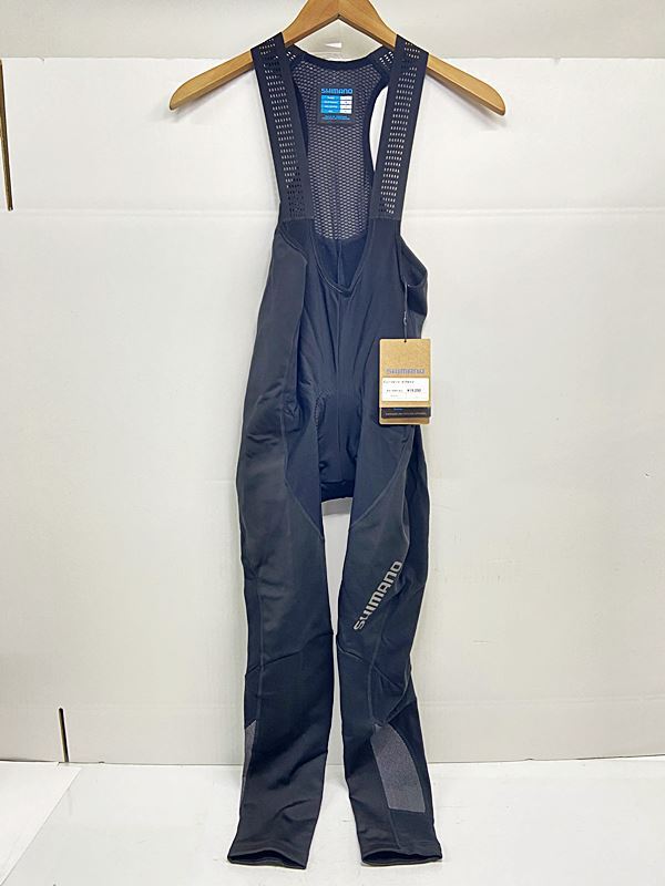 未使用品 シマノ SHIMANO ビューフォート ビブタイツ Lサイズ(Asia XL) ブラック拍卖