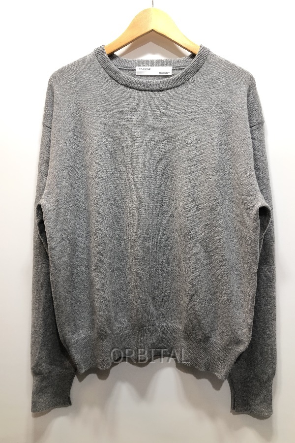 経堂) アパルトモン L'Appartement カシミア クルーネック ポンチョ ニット 22080560102430 定価47,300円 グレー拍卖