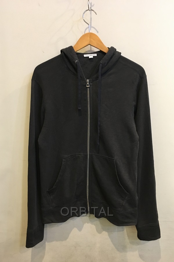 二子玉)JAMES PERSE ジェームスパース バックパイル スエットパーカ MXA2130 フーディ コットン 定価36,300円 サイズ 0拍卖